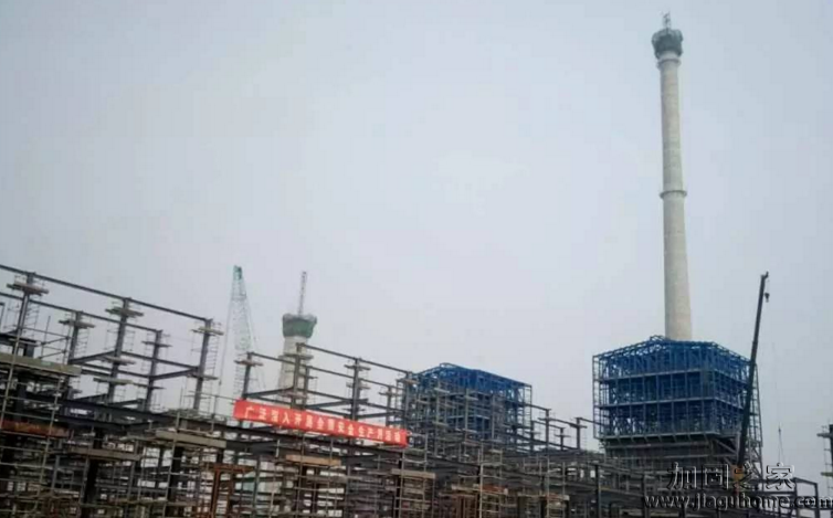 華北石化兩部超高煙囪加固改造完畢，雙雙封頂
