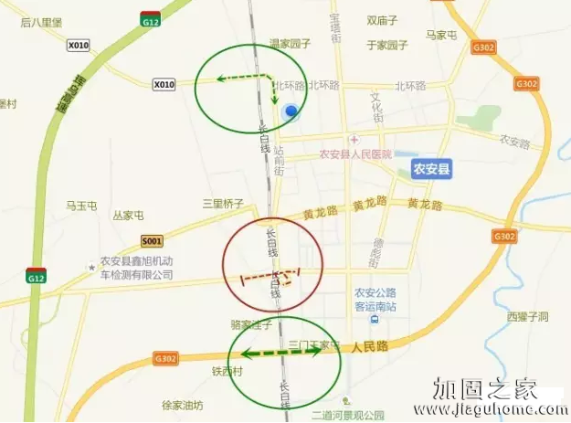 農安鎮(zhèn)迎賓路立交橋加固施工半幅封道公告