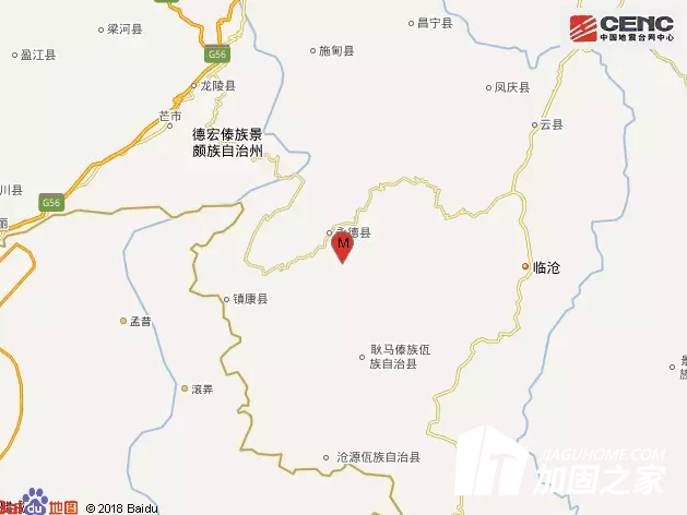 中國地震臺(tái)網(wǎng)截圖
