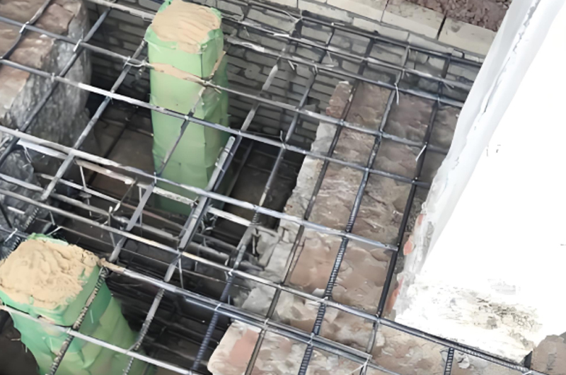 自建房地基下沉加固
